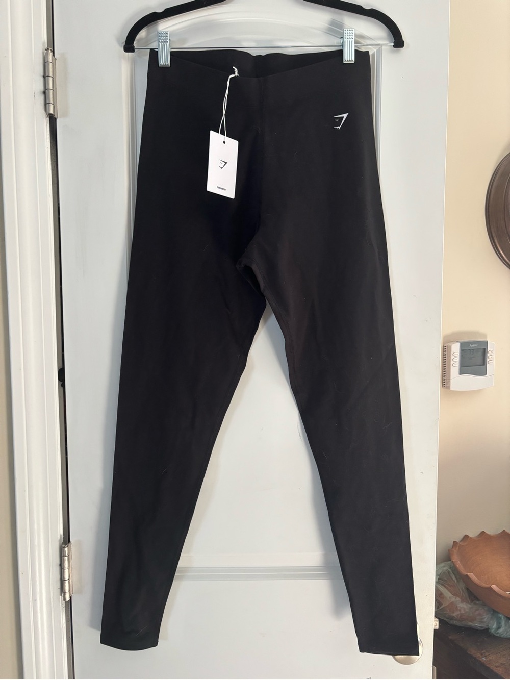 Gymshark Black Leggings Training Cotton Body Fit NWT New Womens Gym Active Med